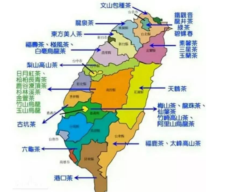 台湾最负盛名的5种乌龙茶，你喝过几种？台湾乌龙茶有何不一样？