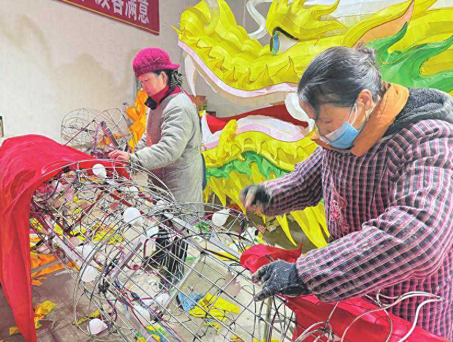 横渠花灯走俏 乡村振兴添彩