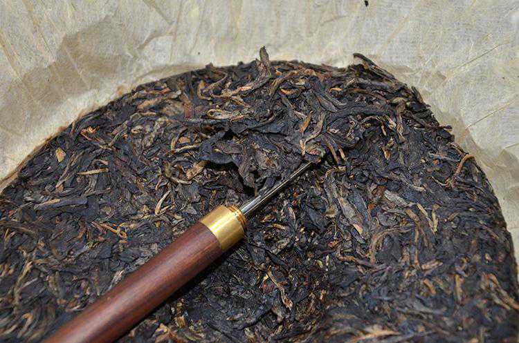 90年代蓝标宋聘号老生茶